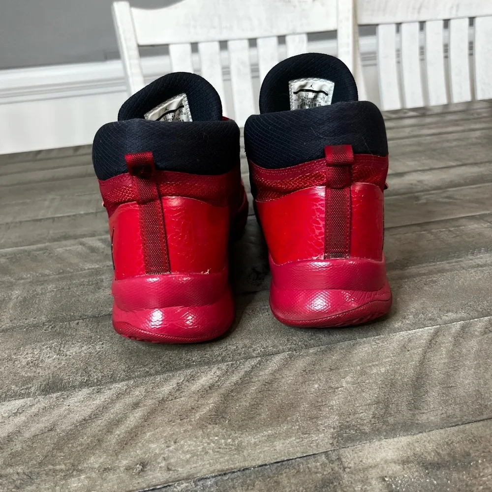 Nike Air Jordan Super Fly Hi-Top‎ Athletic Red Sneaker Men Size 12
